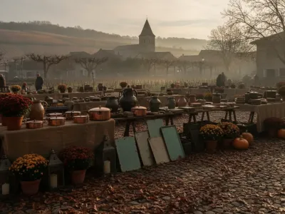 Flea markets and antique fairs in Burgundy-Franche-Comté on October 31 and November 1, 2026: Belfort's flea market opens at 7 a.m.