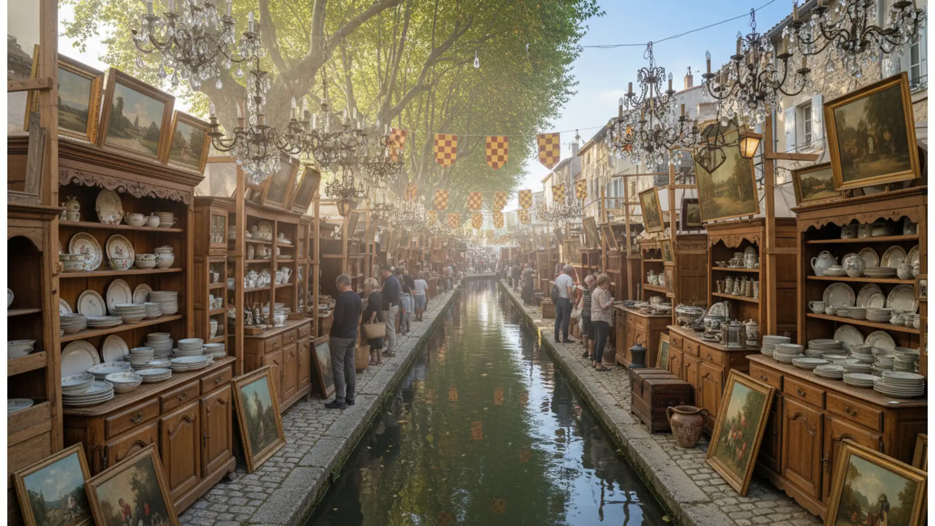 Pentecost in Provence: L'Isle-sur-la-Sorgue unfolds, Cavalaire opens the coast, Ménerbes browses