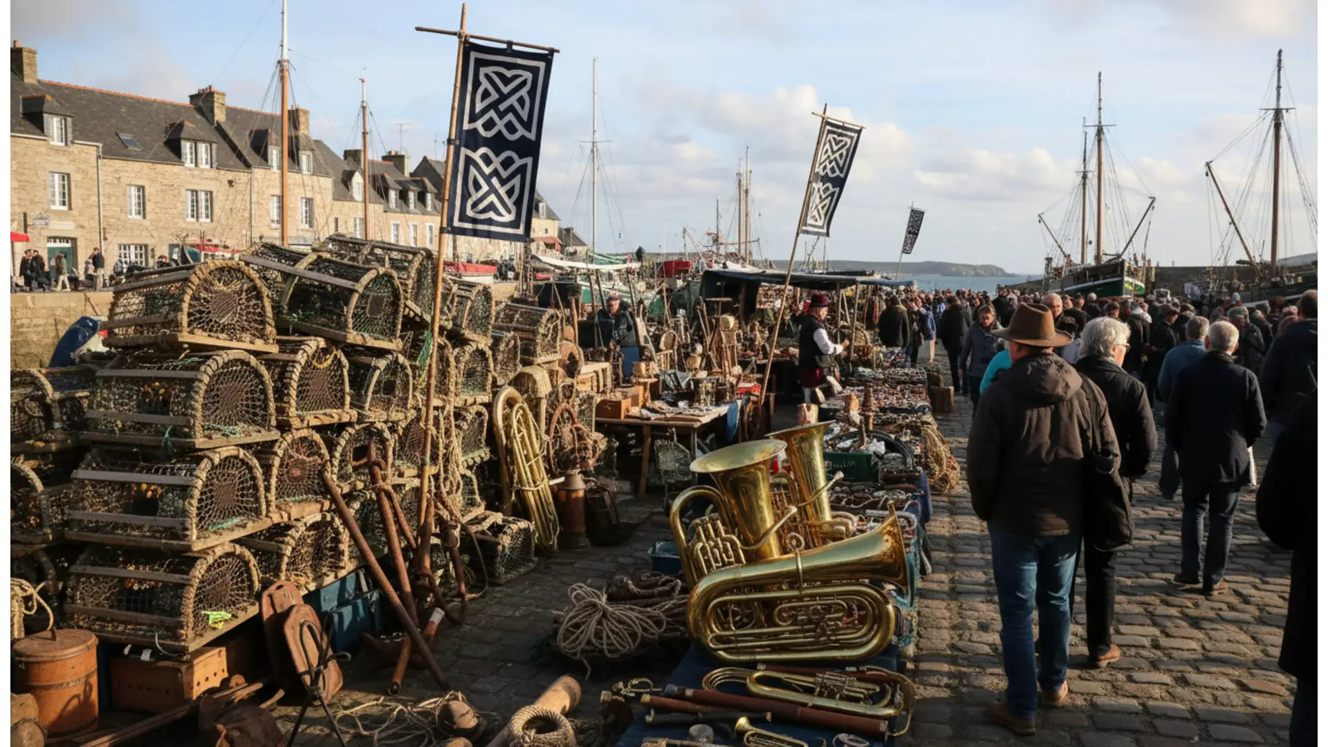 600 stalls on rue Alphonse Guérin, 300 in Pipriac: Whitsun hunters in Brittany