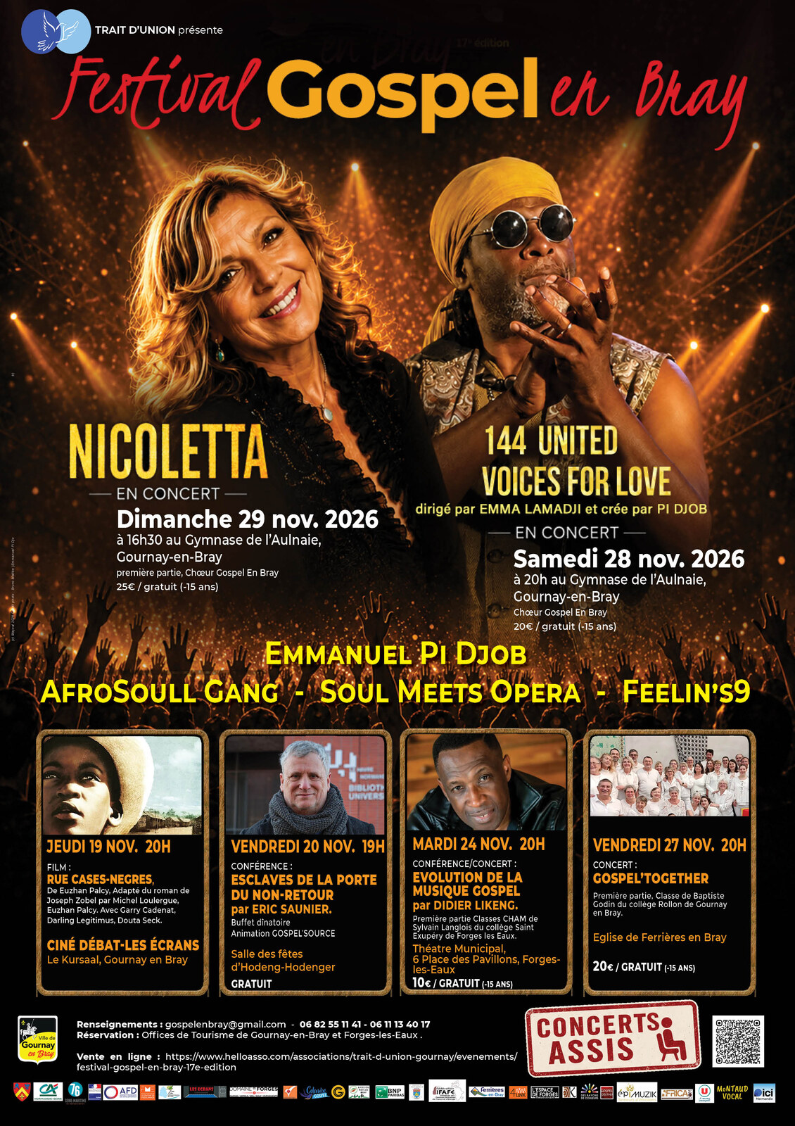 Festival Gospel en Bray — Encuentros de gospel y música sacra en el Pays de Bray