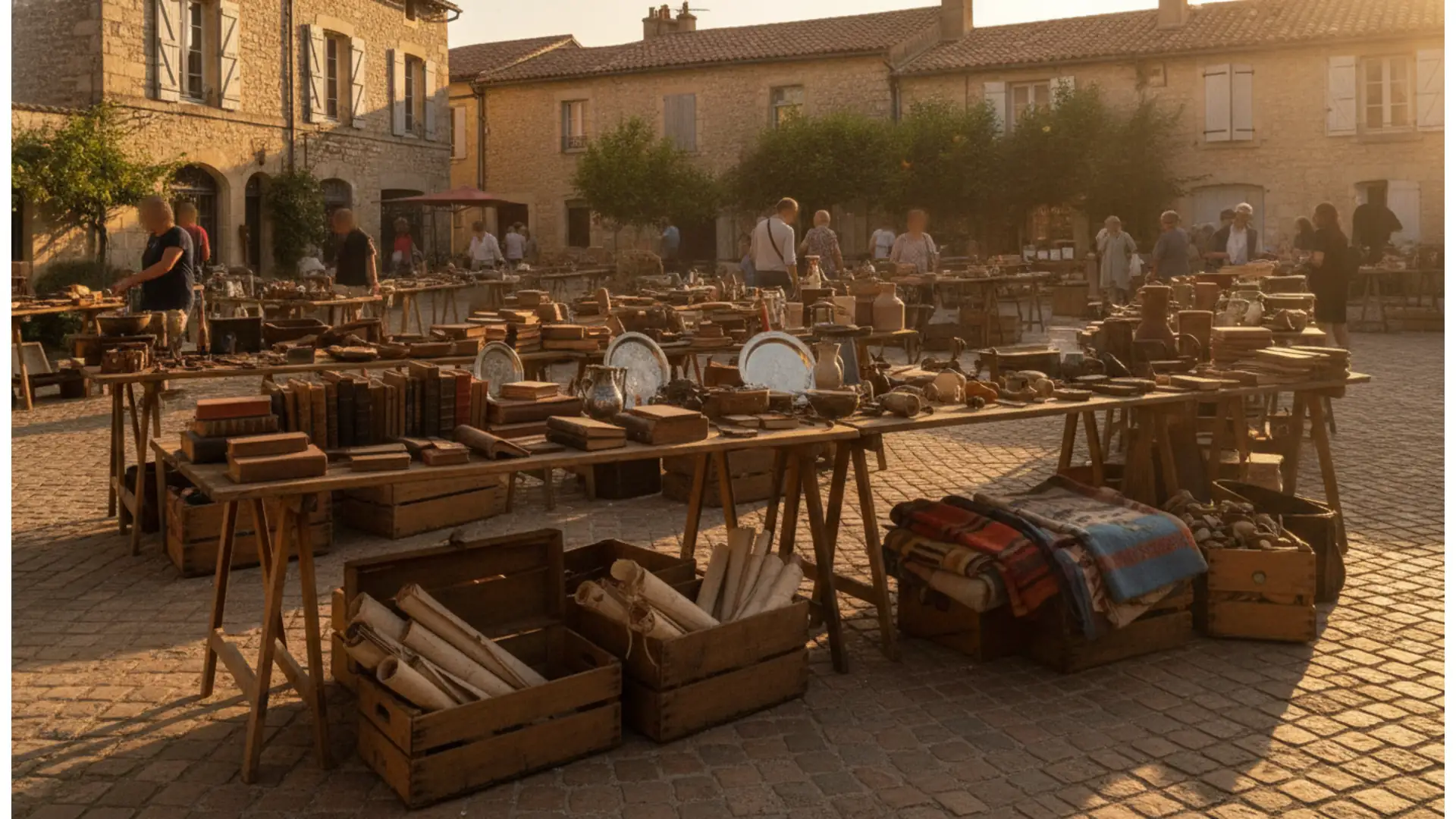 Mercadillos y rastros en Francia el 22-23 agosto 2026: Sancoins abre 48 horas de puestos entre drift y feria de atracciones