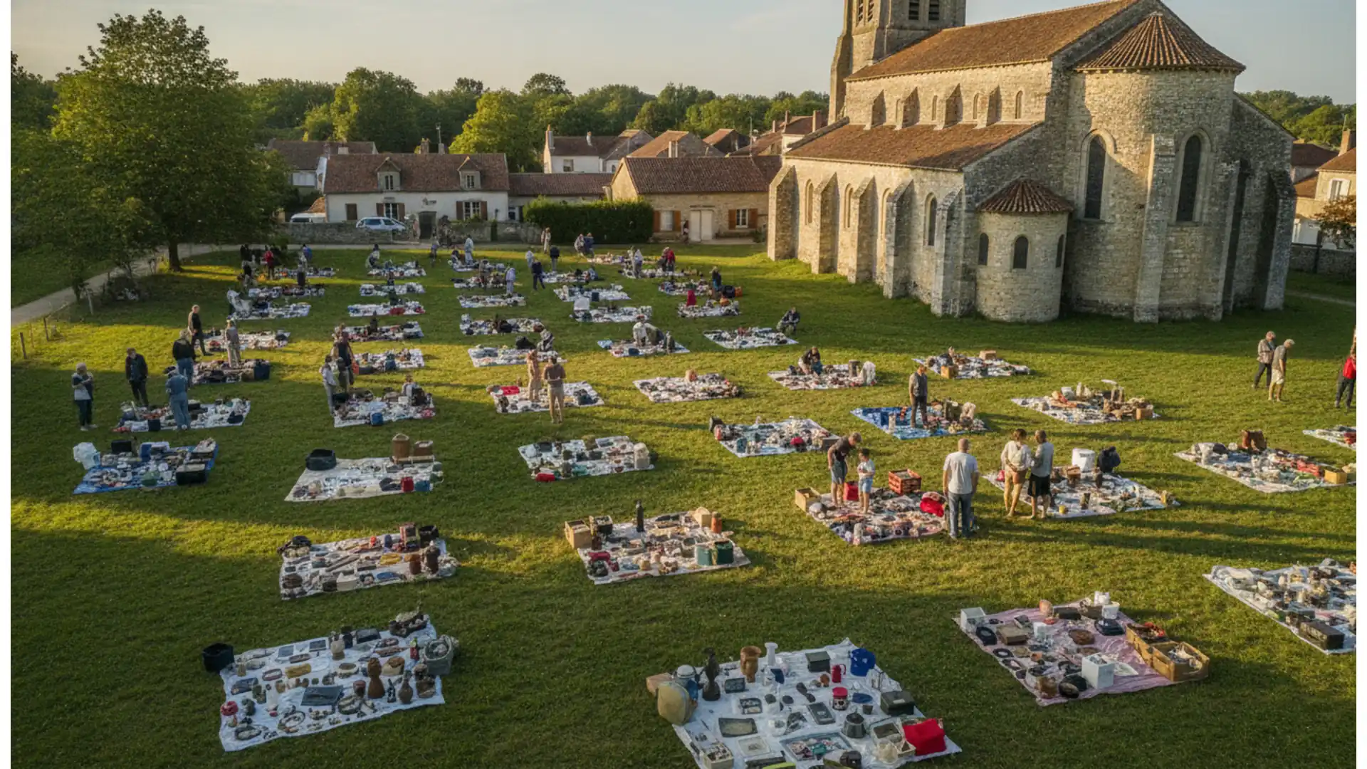 Mercadillos y rastros en Pays de la Loire, 22 y 23 de agosto de 2026: tres calles de Les Sables-d'Olonne venden en la acera dos días